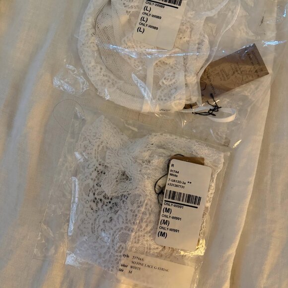 Only Hearts x Revolve G-String White - Picture 3 of 4